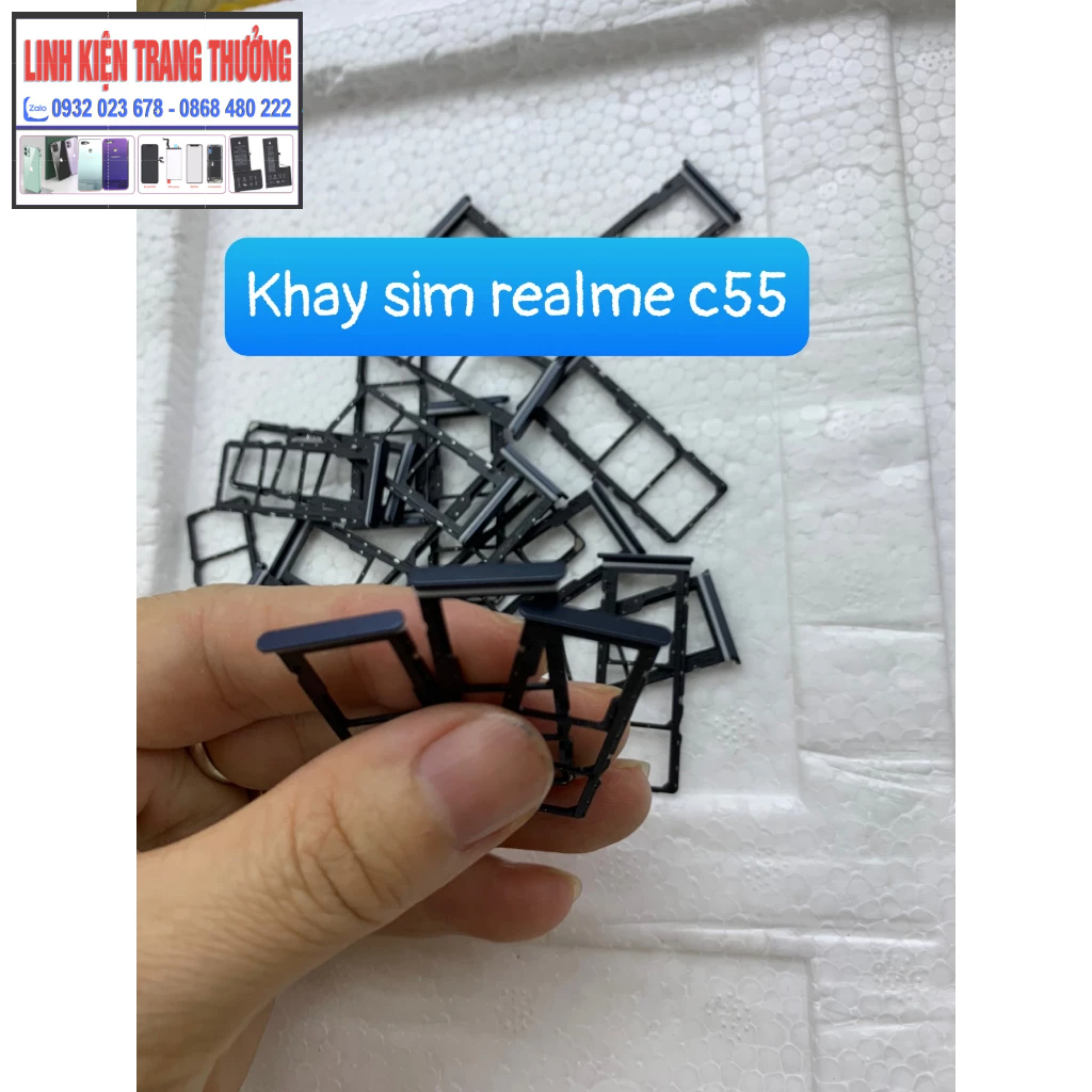khay sim điện thoại realme c55