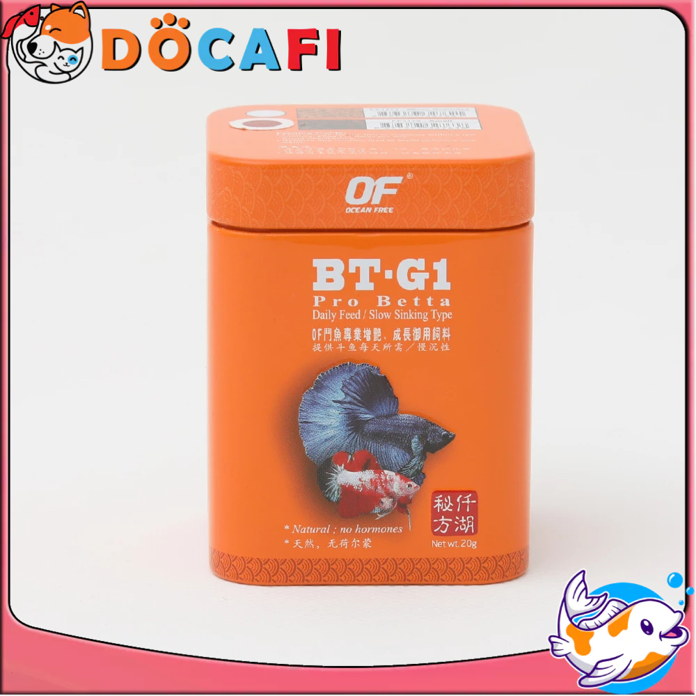 Thức ăn Cá Đá Betta BT-G1 PRO 48% độ đạm - DOCAFI STORE