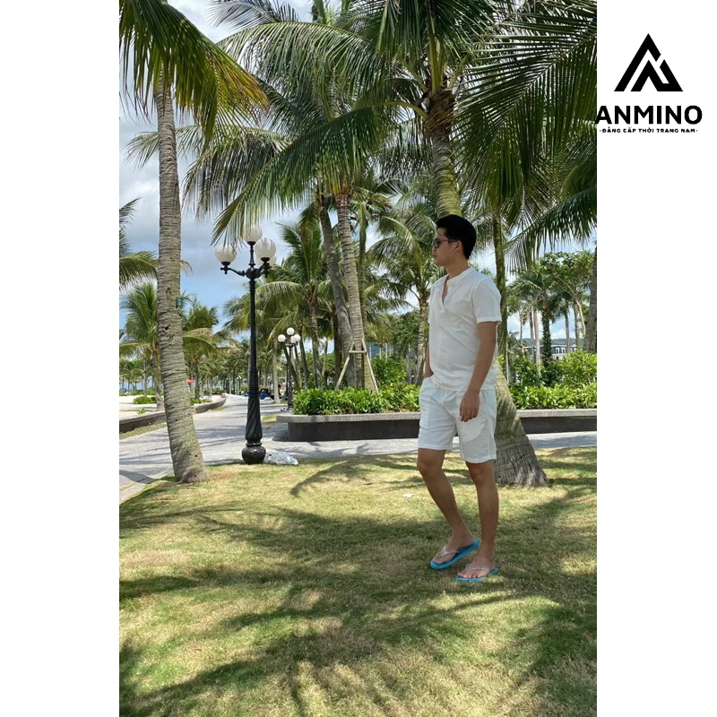 Bộ đũi Nam Hot nhất mùa hè 2023 - chất đũi Linen cao cấp, thấm hút mồ hôi.