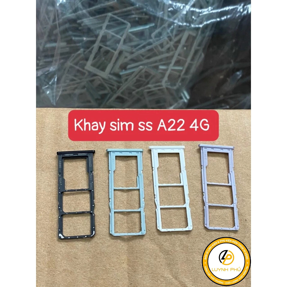 Khay sim samsung A22 4G bao test