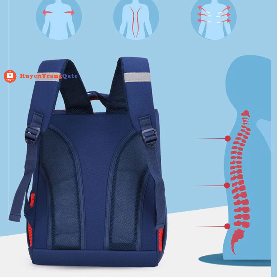 Balo chống gù lưng cao cấp cho bé trai và bé gái cấp 1 và cấp 2