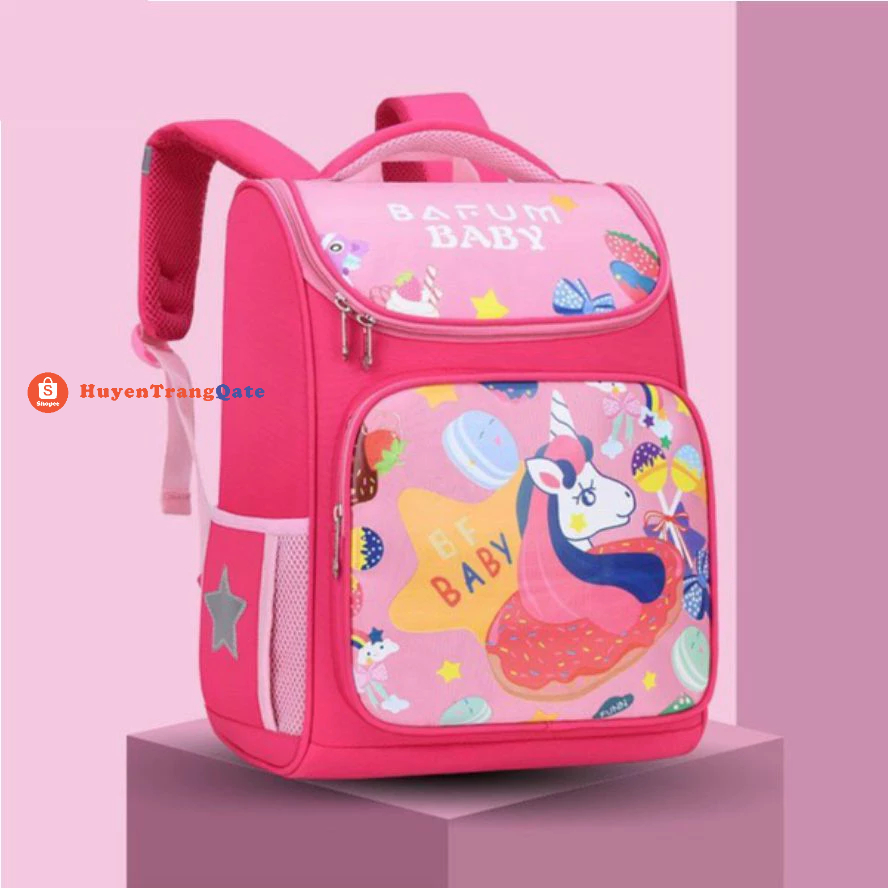 Balo chống gù lưng cao cấp cho bé trai và bé gái cấp 1 và cấp 2