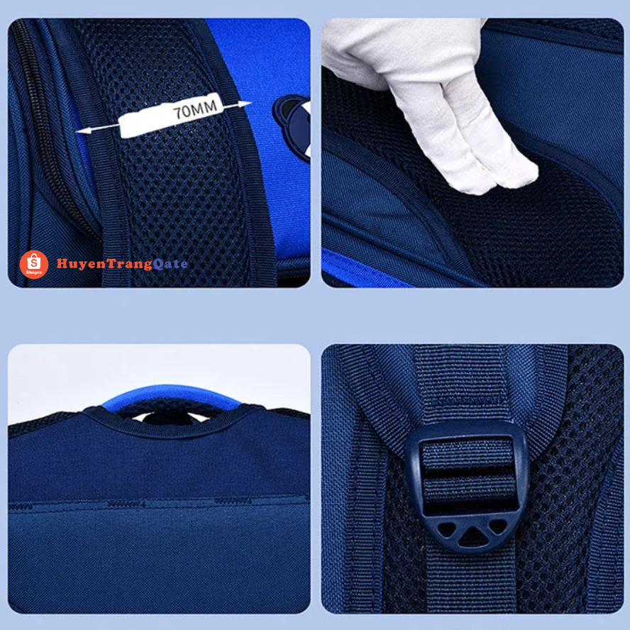 Balo chống gù lưng cao cấp cho bé trai và bé gái cấp 1 và cấp 2