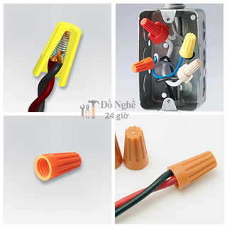 100 cái chụp nối dây điện nhanh các cỡ