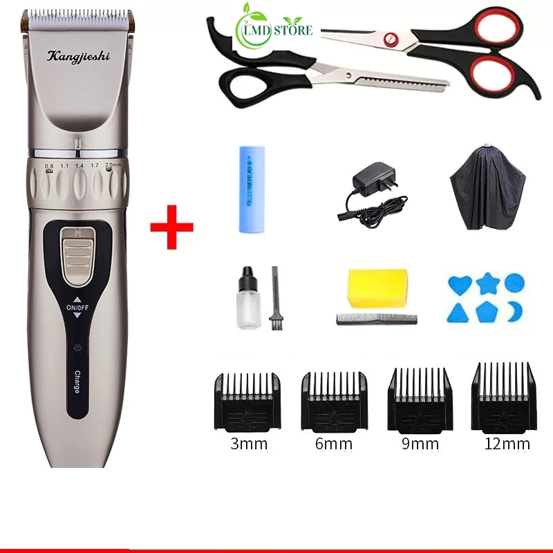 Tông đơ cắt tóc chuyên nghiệp đủ phụ kiện