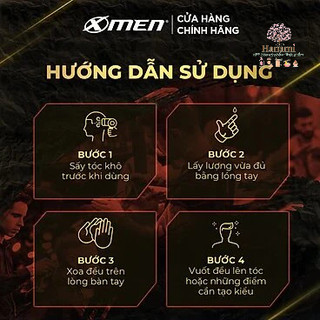 Sáp vuốt tóc Xmen Salon Solutions 3 dòng (70g)