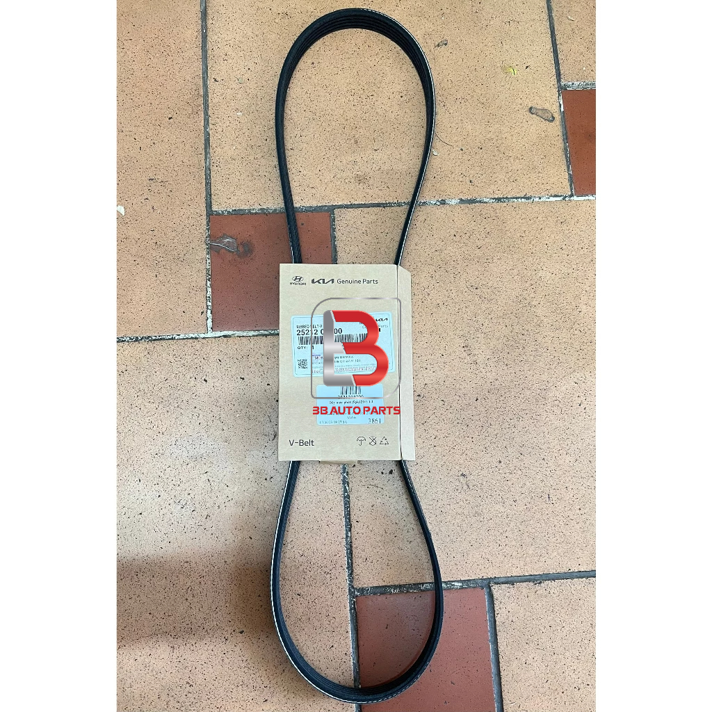 Dây curoa tổng 1.2 Kia Morning , Picanto, Hyundai Accent chính hãng 2012-2018 5PK1210 MSP: 25212-032