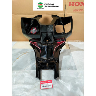 Ốp ống yếm chính - ốp ổ khóa honda air blade 125 năm 2017 màu đen bóng. 64320k66vg0zb