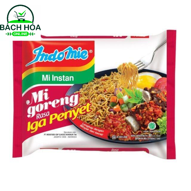 Combo 5 gói mì xào khô Goreng Indomie Indofoods ngon số 1 thế giới