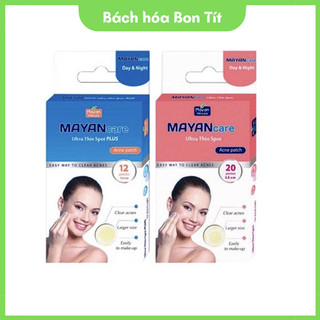 Miếng dán trị mụn Mayan Care màu Hồng, Xanh