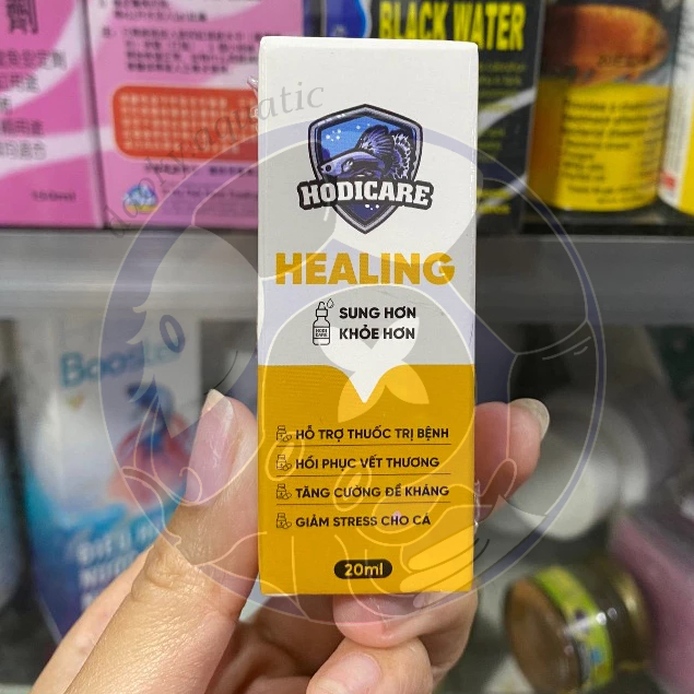 Hodicare CRUSH - HEALING - ULTI 20ML dưỡng cá, nấm, túm lắc, thối vây, sổ giun sán, ký sinh trùn cho cá cảnh