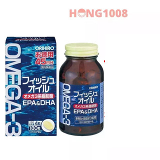 Viên Uống DPA , EPA Orihiro Nhật bản 180 Viên bổ sung Dầu cá Omega3 cho cơ thể