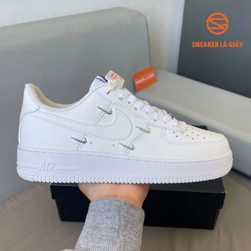 Giày Air Force 1 07 LX Sisterhood White Metallic Silver CT1990-100 AF1 TRẮNG - BẢN CAO CẤP FULLBOX