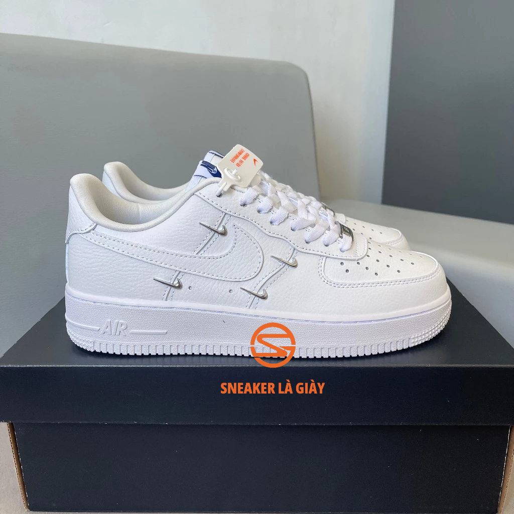Giày Air Force 1 07 LX Sisterhood White Metallic Silver CT1990-100 AF1 TRẮNG - BẢN CAO CẤP FULLBOX