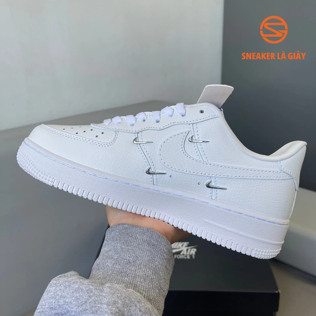 Giày Air Force 1 07 LX Sisterhood White Metallic Silver CT1990-100 AF1 TRẮNG - BẢN CAO CẤP FULLBOX
