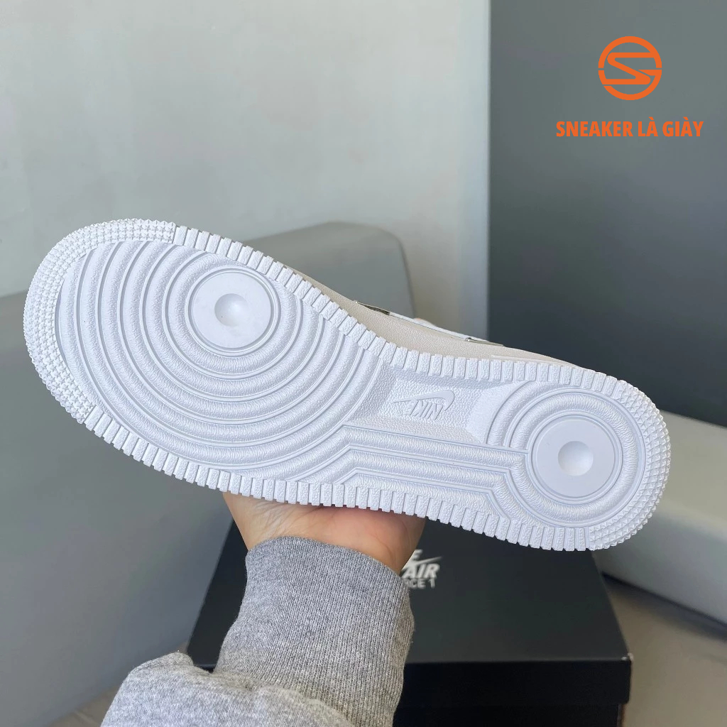 Giày Air Force 1 07 LX Sisterhood White Metallic Silver CT1990-100 AF1 TRẮNG - BẢN CAO CẤP FULLBOX