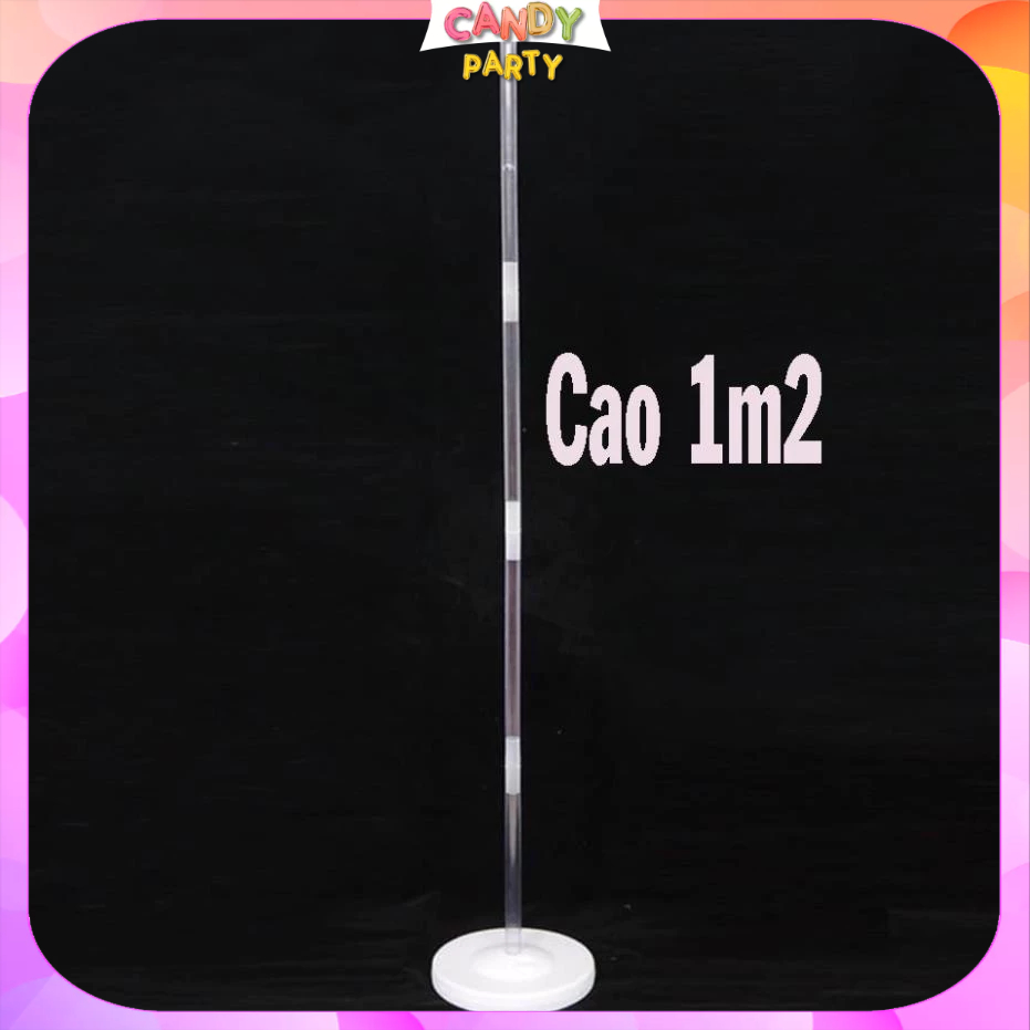 Trụ Bóng Mica -Giả Bóng Bay Trang Trí- Trụ Gắn 7 Bóng Cao - Phụ Kiện Trang Trí Sinh Nhật