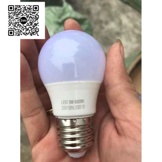 Combo 10 bóng led 3w ánh sáng vàng/trắng, đèn trang trí ngoài trời chống nước e27