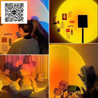 Đèn Hoàng Hôn Cầu Vồng 10W Siêu Sáng , Sống Ảo TikTok - Sunset Red - RainBow