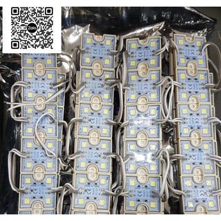 Led hắt module 4 bóng 5054 siêu sáng samsung - dây 20 module điện 12v