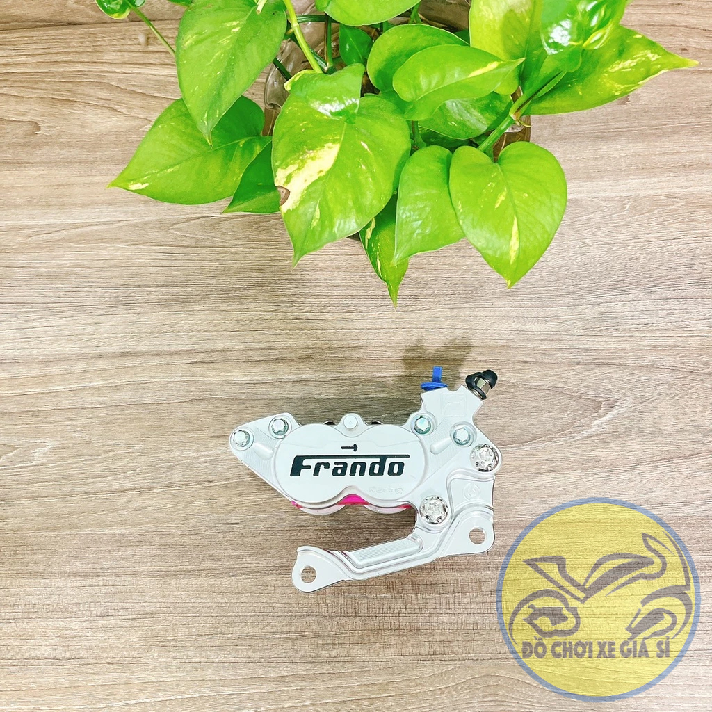 Heo Fando 4 Pis Trắng + Pát xe Sirius Màu trắng đĩa 260267mm