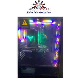 Bộ máy tính pc gaming hcs x5104ft i5-10400f, vga gtx 1060 3gb / rx 580 8gb ram | hoco store pc