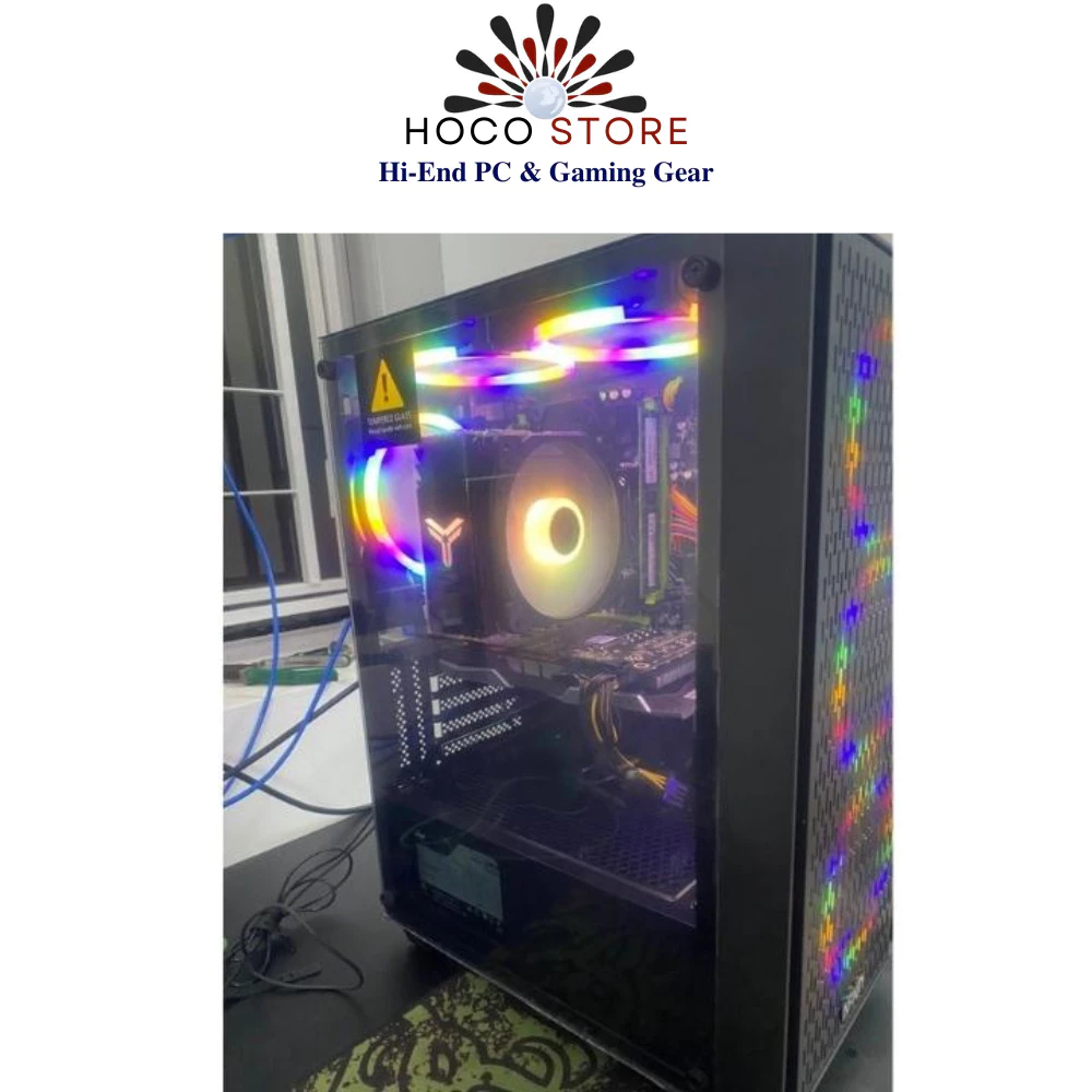 Bộ máy tính PC gaming HCS X5104FT I5-10400F, VGA GTX 1060 3gb / RX 580 8GB RAM  | Hoco Store PC