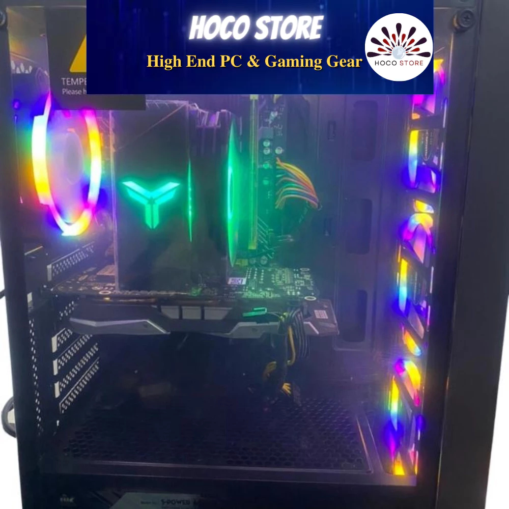 Bộ máy tính PC gaming HCS X5104FT I5-10400F, VGA GTX 1060 3gb / RX 580 8GB RAM  | Hoco Store PC