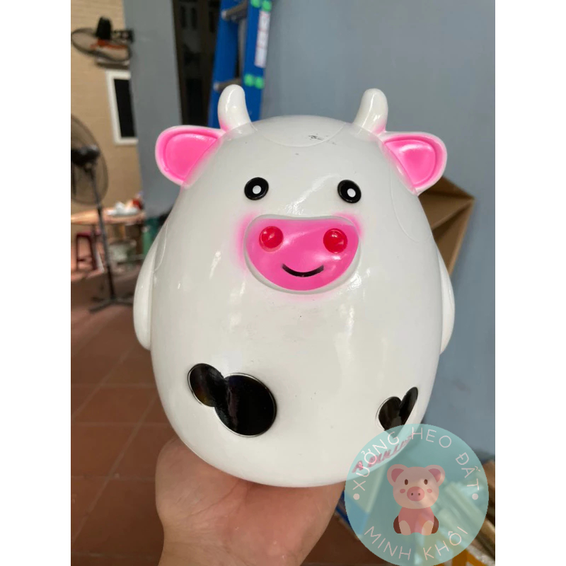 ỐNG HEO tiết kiệm tiền hình BÒ SỮA xinh xắn mẫu mới hot trend MINHKHOI SHOP