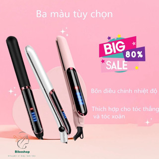 Máy ép, duỗi tóc ,uốn xoăn tóc Hàn Quốc  Y8 cao cấp 3in1 chất liệu gốm sứ 4 mức nhiệt