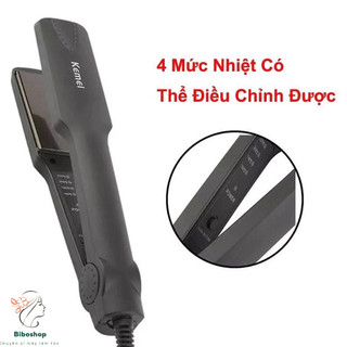 máy duỗi tóc kemei 329 có 4 mức chỉnh nhiệt