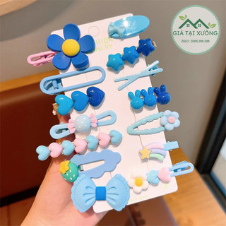 Sét 14 kẹp tóc dễ thương cho bé