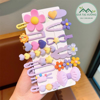 Sét 14 kẹp tóc dễ thương cho bé