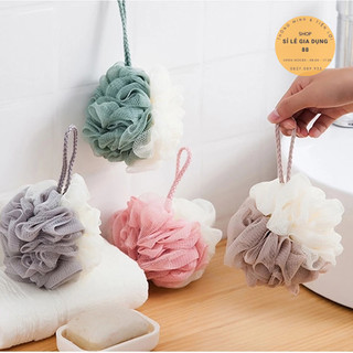 Bông Tắm Tròn Tạo Bọt Có Dây Treo Siêu Mềm Tẩy Tế Bào Chết 2458 SỈ LẺ GIA DỤNG