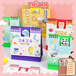 Lịch Năm 2024 Siêu Xinh - (Mẫu Lớn & Nhỏ) Có Trang Note dễ thương và tiện dụng