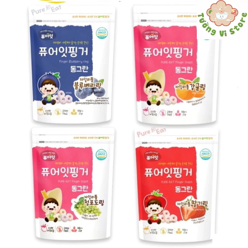Bánh vòng Pure eat Hàn Quốc  đầy đủ các vị