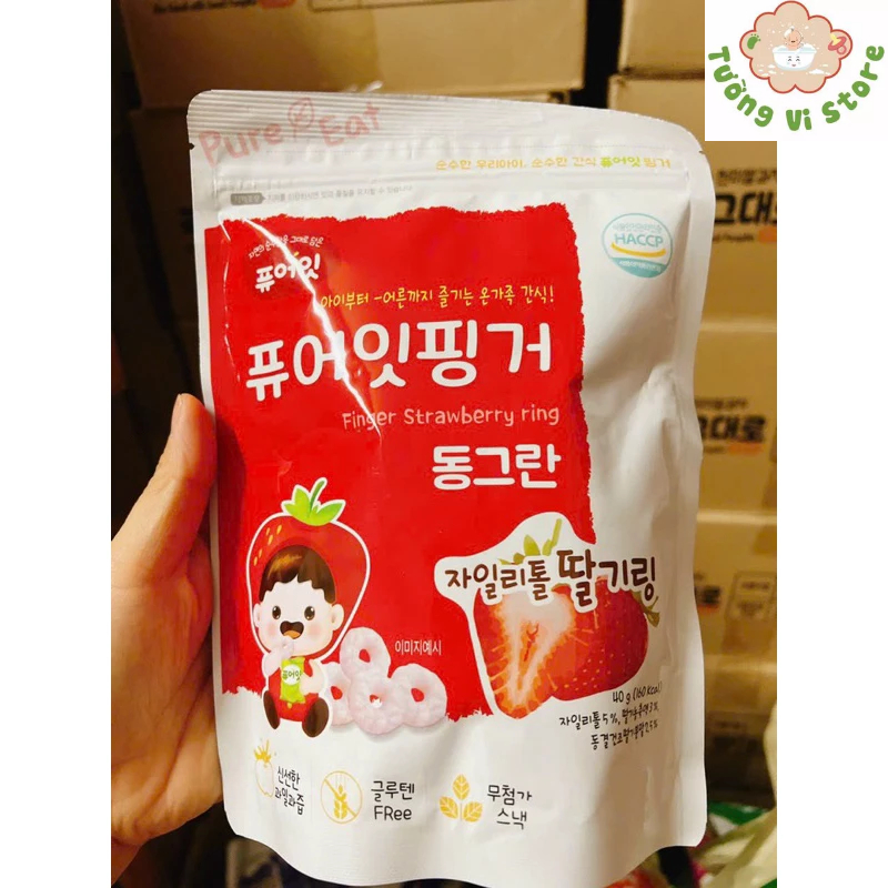 Bánh vòng Pure eat Hàn Quốc  đầy đủ các vị