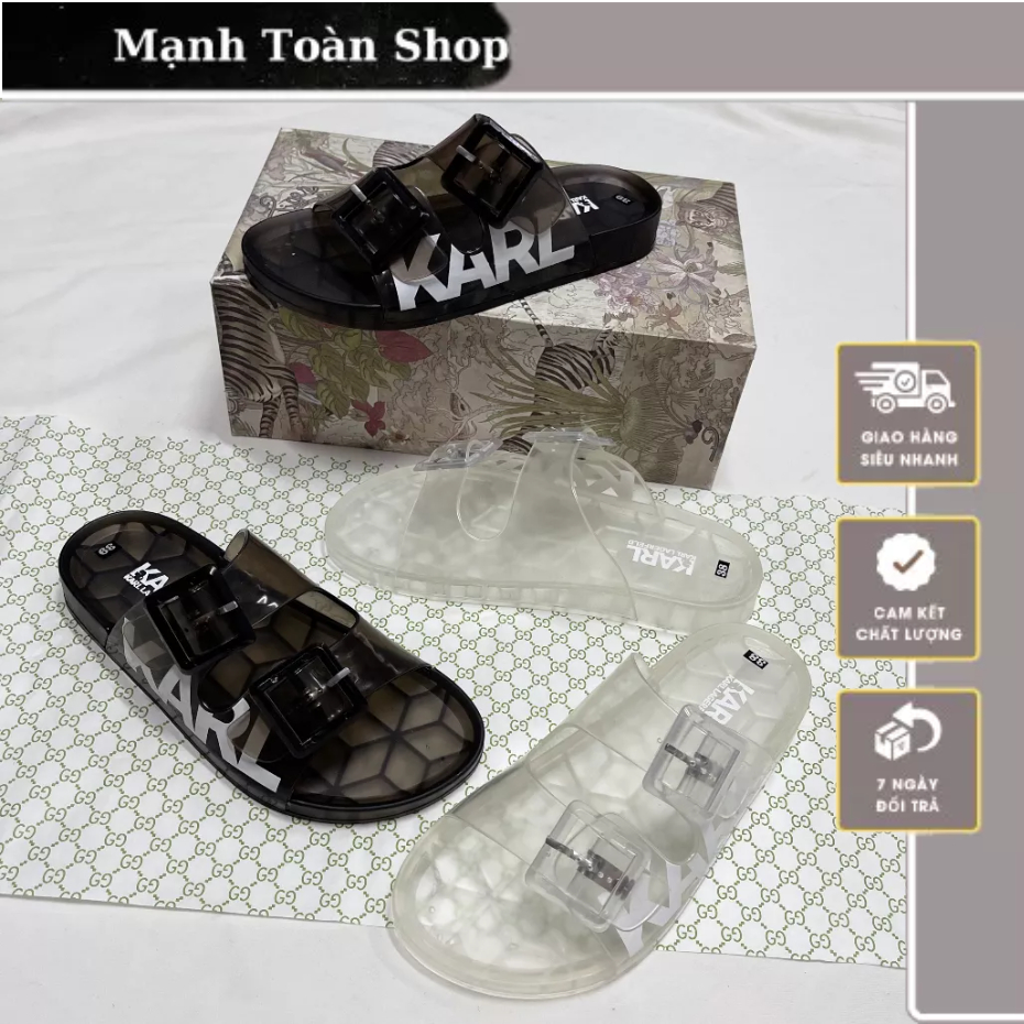 Dép Nam Nữ UNISEx Karlllly Fen.dy Đế Trong_Dép Nam Đế Trong Cao Cấp.