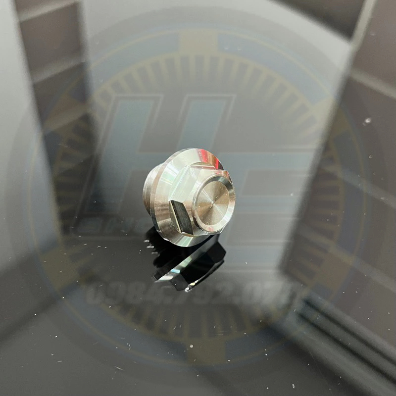 Ốc Nhớt Trụ Inox 304 CNC Mẫu Classic Honda/Yamaha