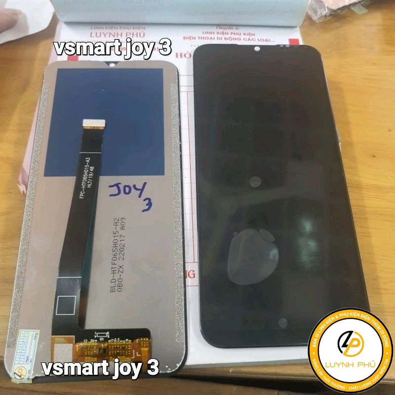 Màn hình vsmart joy 3 zin new như hình tặng keo dán 15ml