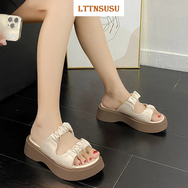 Dép sandal nữ đế cao ullzang 3 phân siêu phẩm