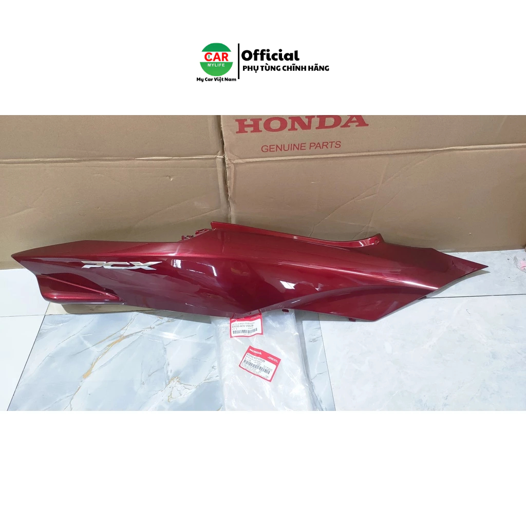 Bộ ốp sườn bên phải HONDA PCX 125 năm 2014-2015 màu Đỏ mận. *R350C* (83550K35V00ZB)