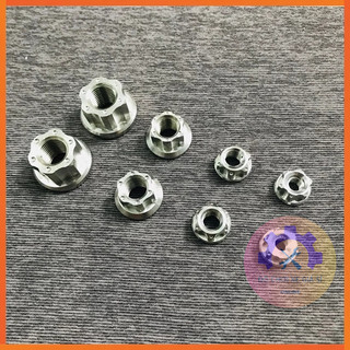 Tán salaya inox 304 đầu hở gắn cốt bánh xe, cốt phuộc, ốc chân phuộc