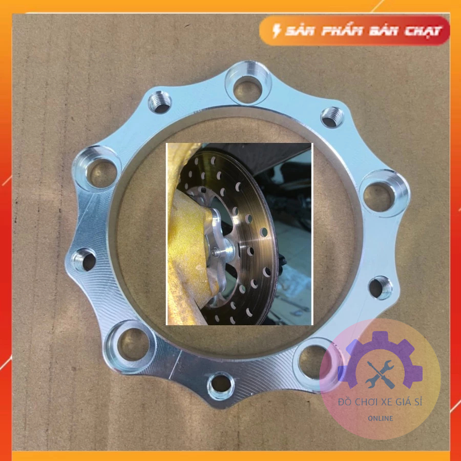 Thớt sau 10 Li cho Ex150/155 xài heo 2Pis/4Pis - Heo lớn