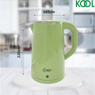 Bình đun siêu tốc inox 304 1.8L Comet CM8218
