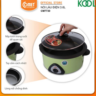 Nồi lẩu điện 3.6L Comet CM7730
