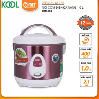 Nồi cơm điện nắp gài 1.0L COMET - CM8025