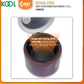 Nồi cơm điện nắp gài 1.0L COMET - CM8025
