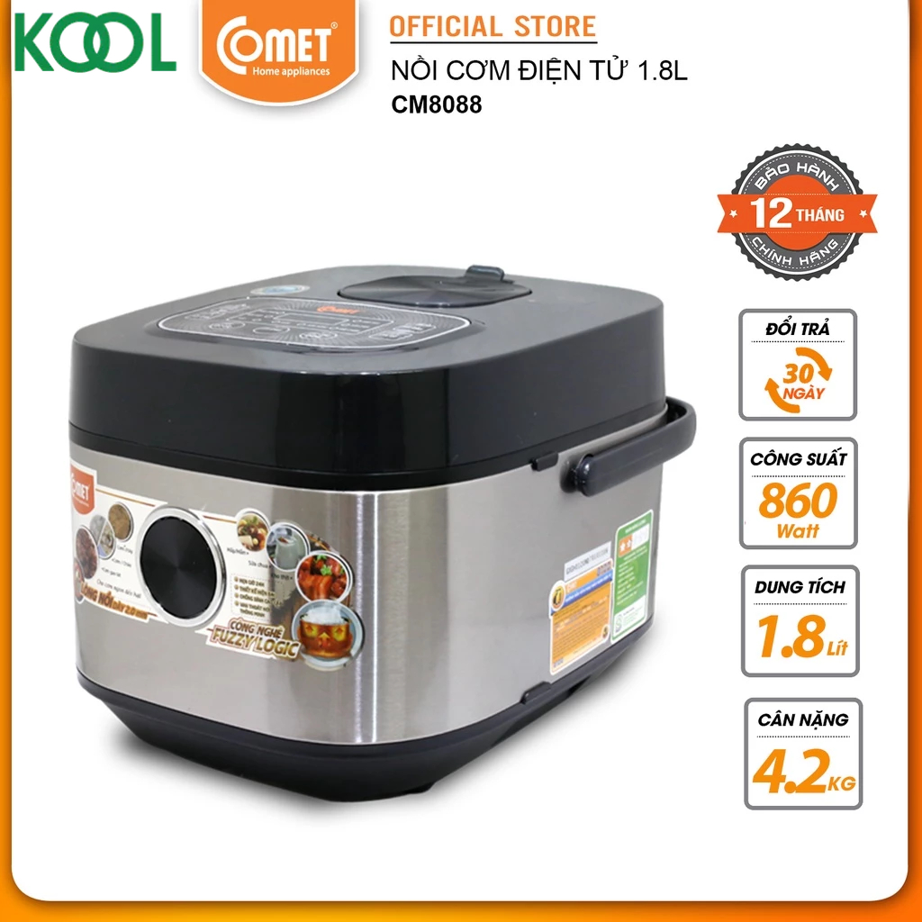 Nồi cơm điện tử COMET CM8088 - 1,8L