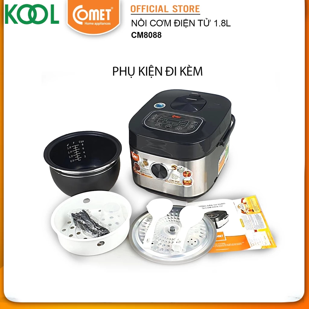 Nồi cơm điện tử COMET CM8088 - 1,8L